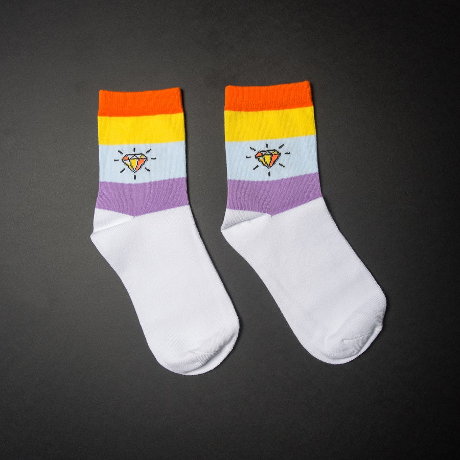 Shadow Pale Ivory Socks (8 colorways)