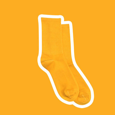 Gold Yellow Socks