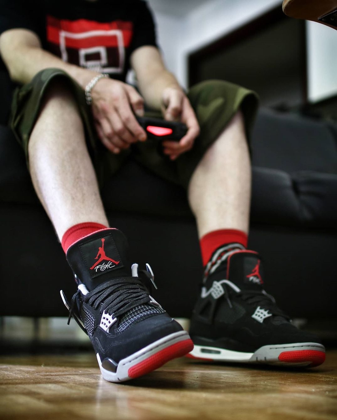 4 Bred Socks