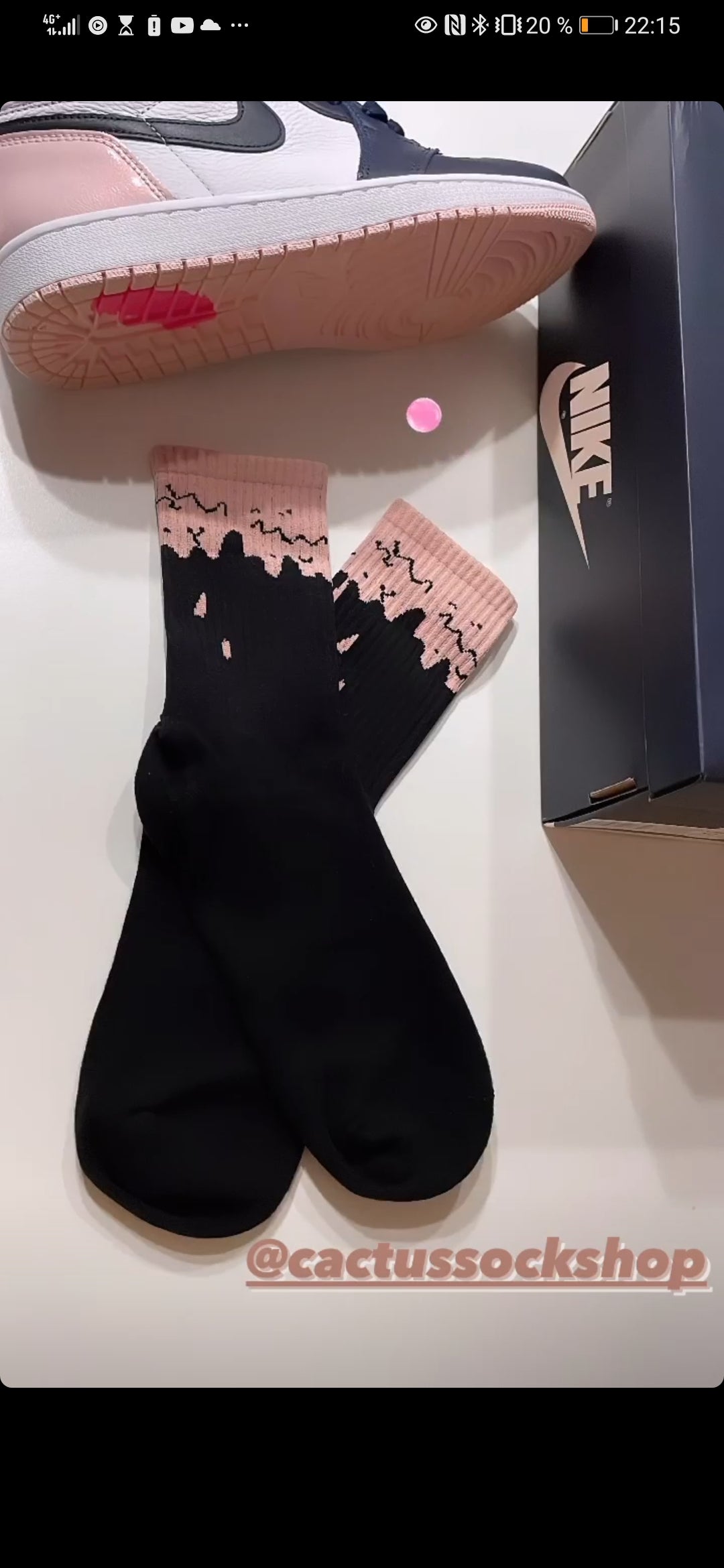Bubble Gum Socks