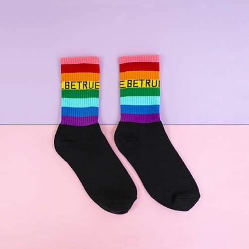 Chaussettes « Soyez vrai »
