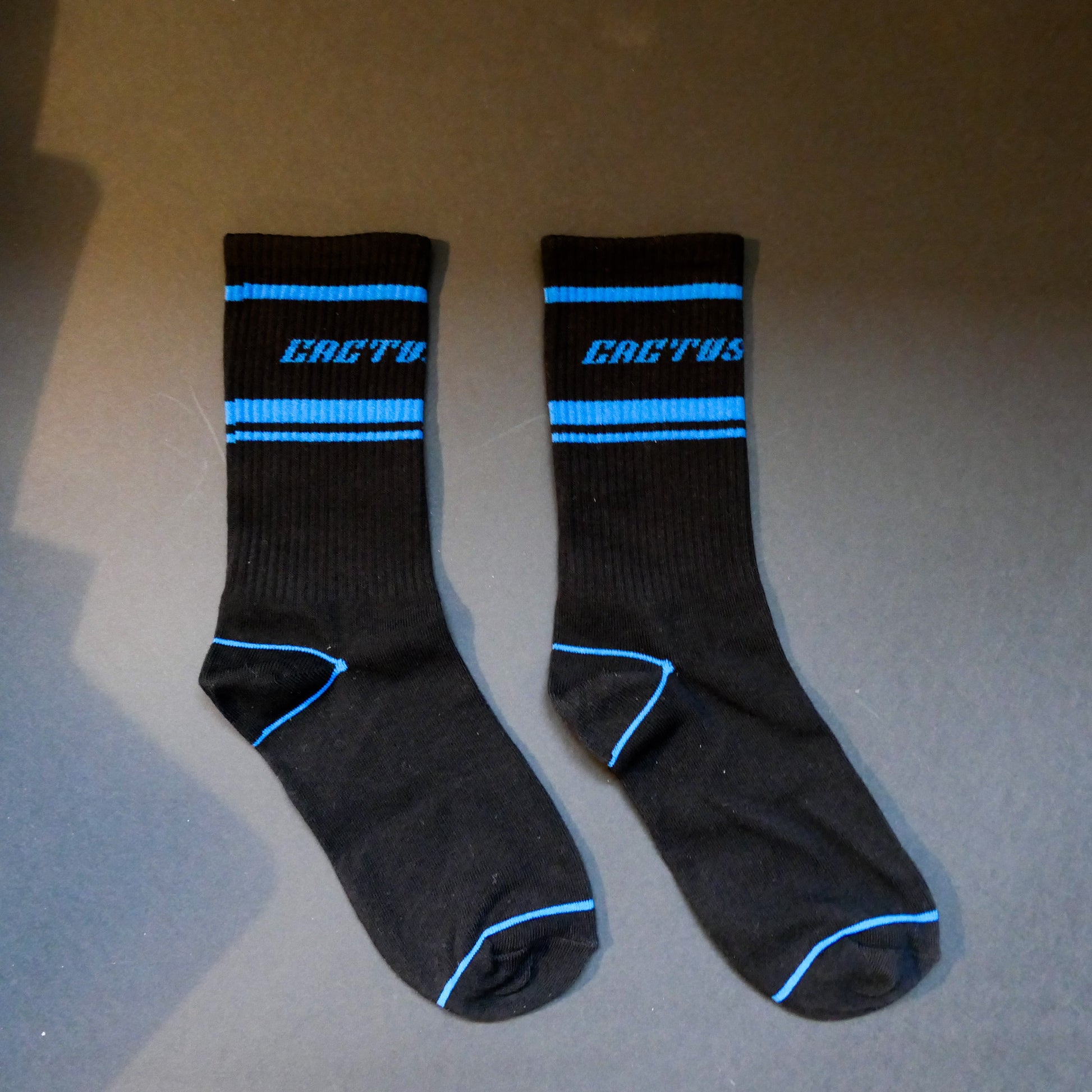 Chaussettes bleu roi – cactus socks