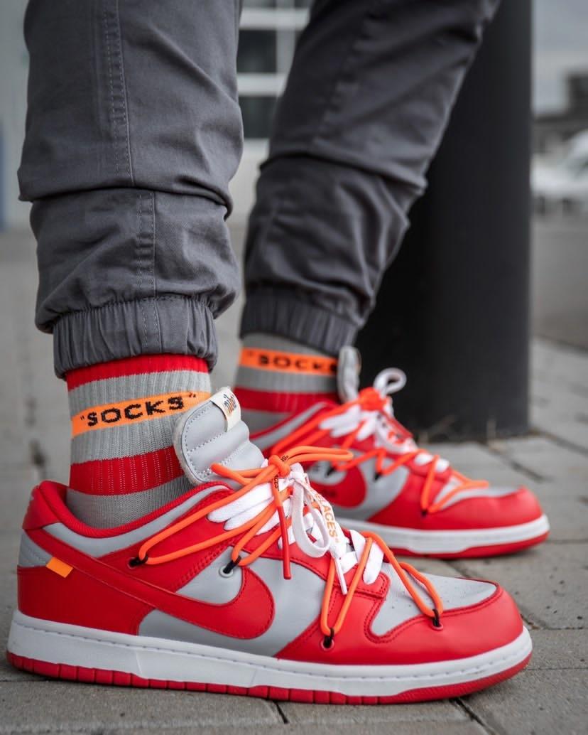 Nike Dunk Off White Michigan On Feet Jeans Michigan Green Dunks