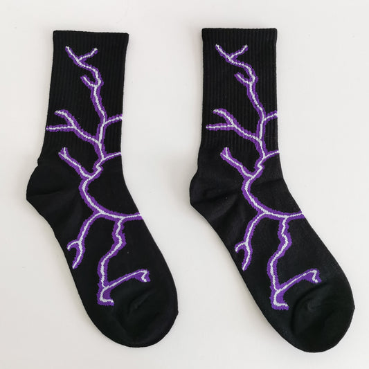 Lightning socks